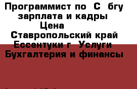 Программист по 1С: бгу; зарплата и кадры › Цена ­ 800 - Ставропольский край, Ессентуки г. Услуги » Бухгалтерия и финансы   